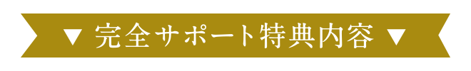 完全サポート特典内容